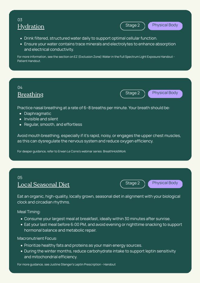 A page from the guide explaining one principle